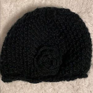 Merrell Black Flower Winter Hat